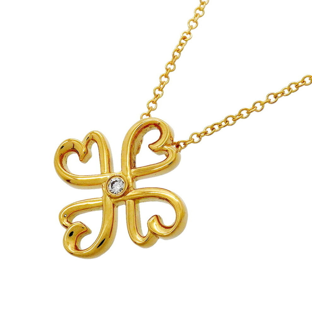 TIFFANY & CO. 18k Gold Diamond Love Necklace